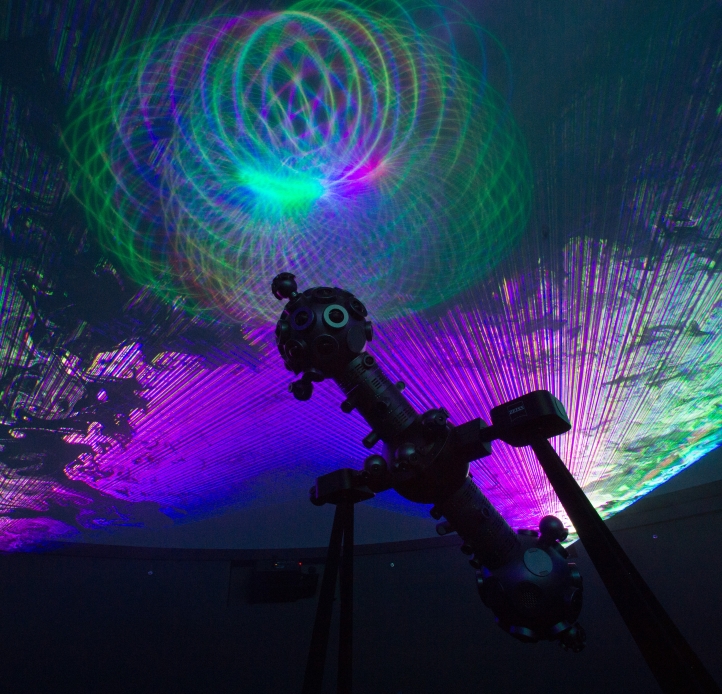 lasers and theatrical haze