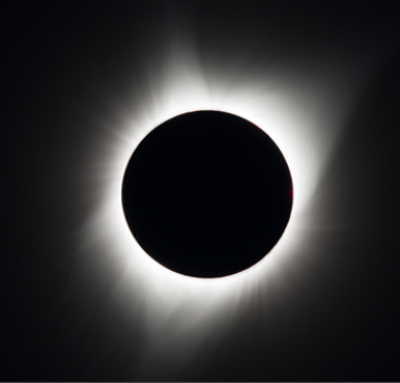 Corona seen during a total solar eclipse